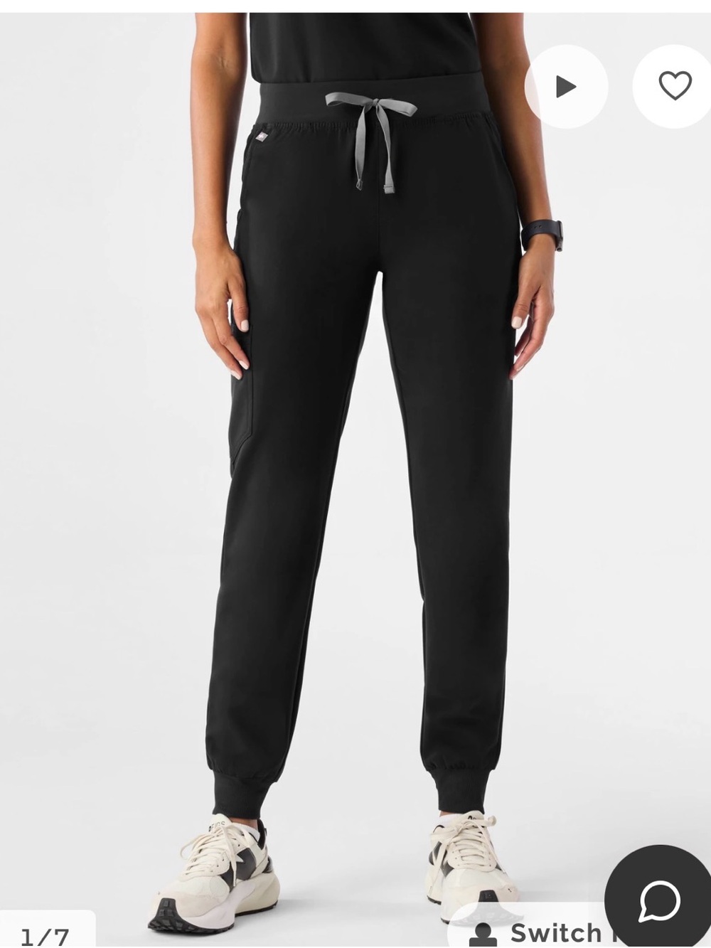 Figs joggers black